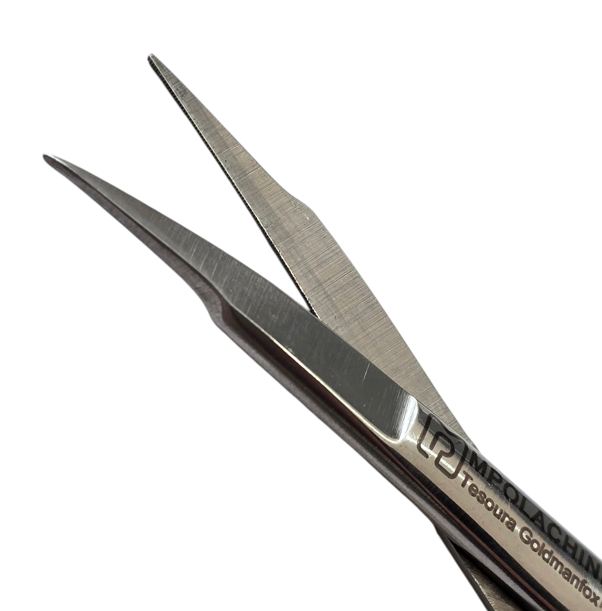 TESOURA GOLDMAN FOX CURVA 13CM CLINIC