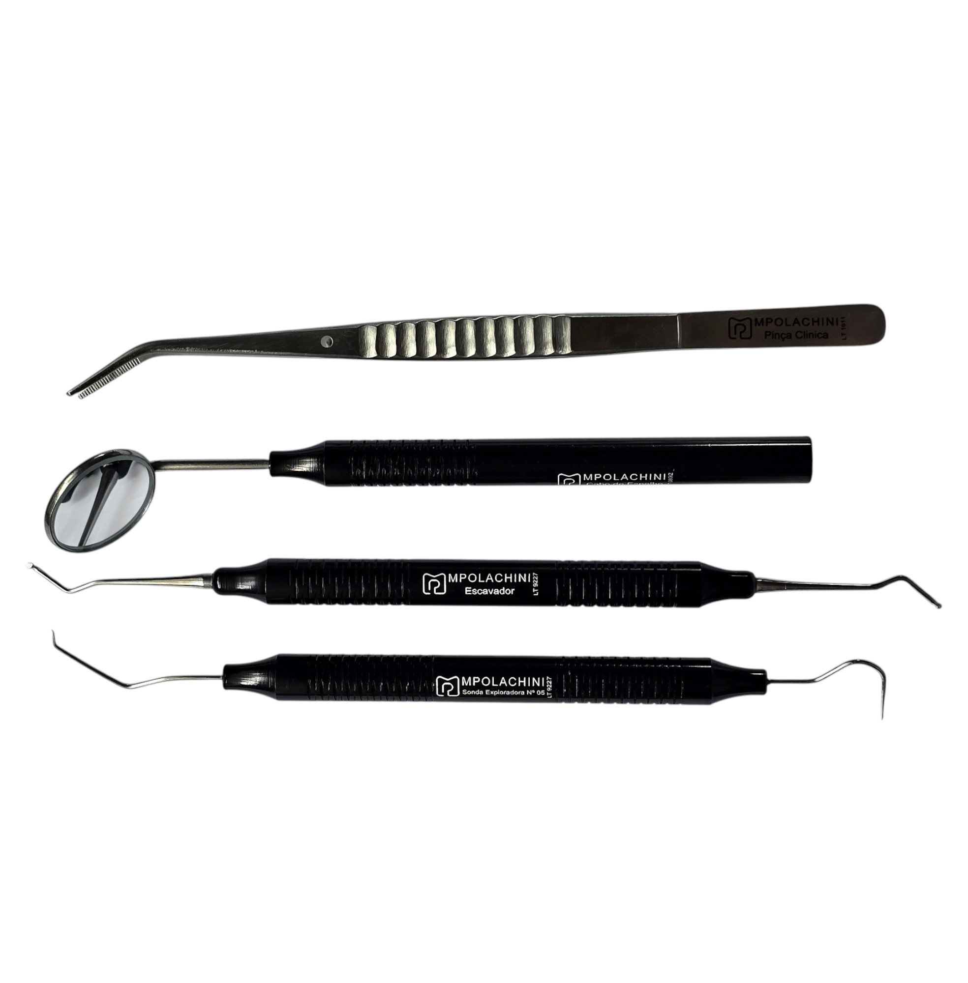 KIT CLINICO PRIME 4PÇS PRETO