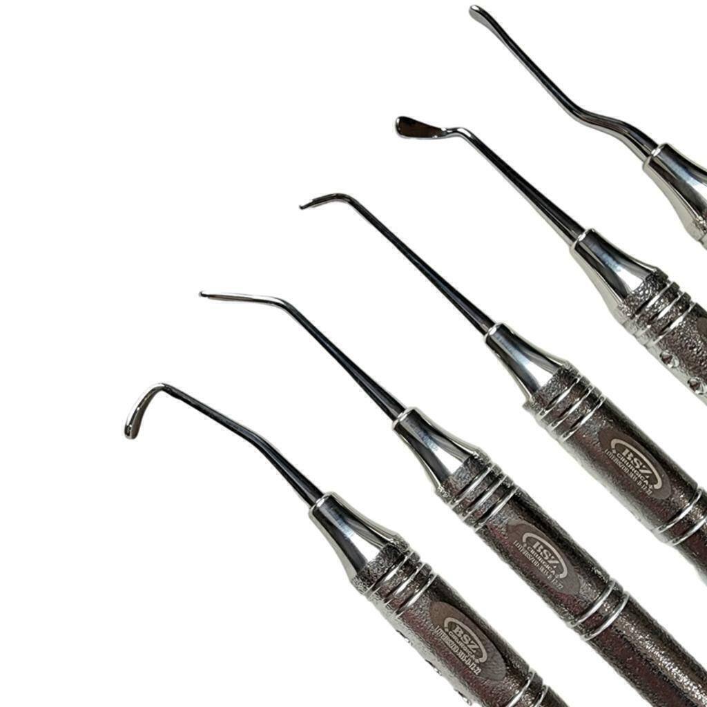 Kit Curetas para Levantamento De Seio Maxilar Rígido