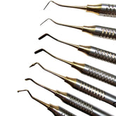 Kit Espátulas de Resina Douradas c/ 7 Peças